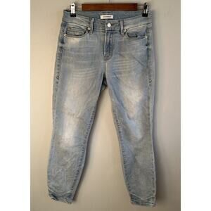 Good American Good Legs High Rise Crop Jeans GLC103T Size 2/26 Women’s